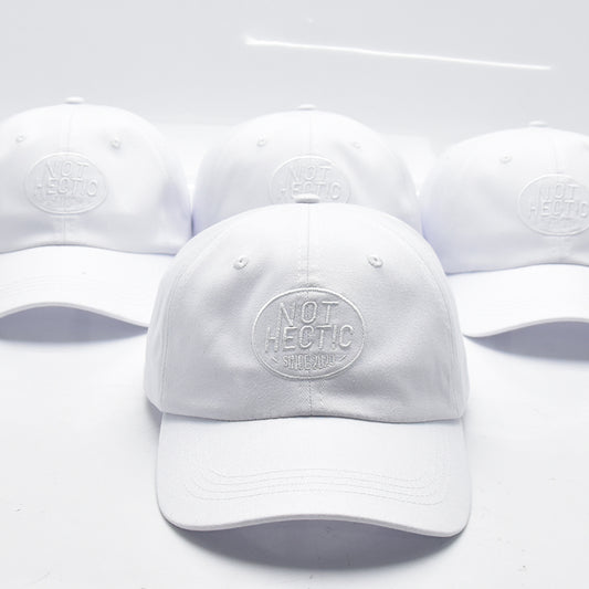 TNHP baseball hat in white-out